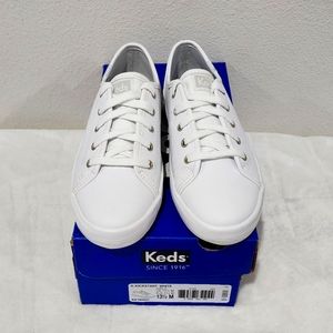 Keds Kickstart lace-up leather sneakers